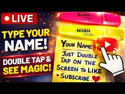 Type Your Name in Chat! #handwriting #name #verticallive #foryou #viral