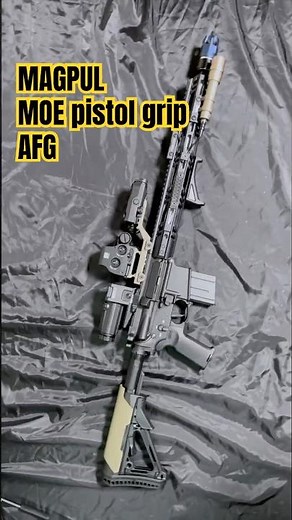 External Build MTR16, Magpul MOE Pistol grip & M-LOK AFG(Angled Fore Grip) #airsoft #airsoftrifle
