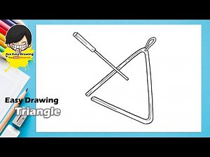 Easy Drawing Triangle Musical Instrument