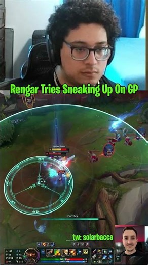 SolarBacca's Rengar Prediction Was Insane #leagueoflegends #gangplank #outplay
