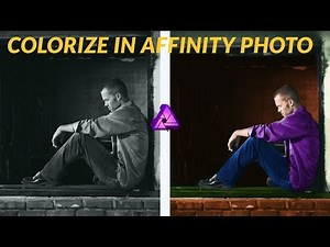 How to Colorize A Black And White Image In Affinity Photo