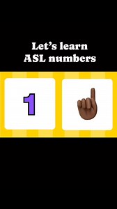 Let’s learn ASL numbers | Teacher El Learning Materials