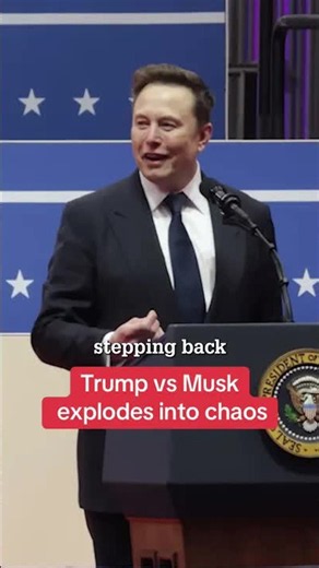 Trump vs Musk explodes into chaos