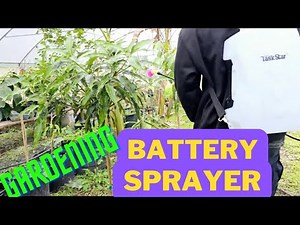 Battery Powered BackPack Sprayer| TaskStar Battery BackPack Sprayer in Use