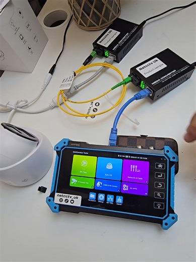 Curious about extending your IP and network camera reach beyond 20 kilometers? 🧐 Let's dive into how fiber optic Ethernet media converters make it happen! #FiberOptics #Networking #Cameras