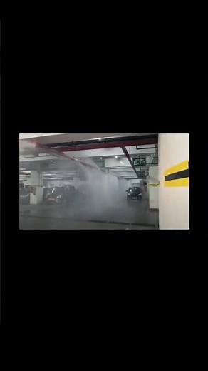 Basement Compartmentation with Water Curtain System #firesafety #shortvideo #abuengineers #fire