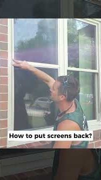 I Used to Spend 2 Hours on This #windowcleaning #windowscreen