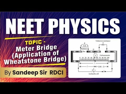 Meter Bridge (Application of Wheatstone Bridge) #neet #neet2025 #neetphysics #meterbridge #physics