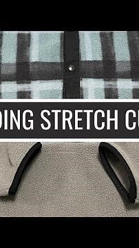 Binding cuffs in making a Pullover Hoodie