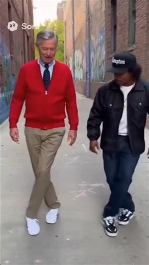 Mr. Rogers learns to roll up a fat one, c-walk and more! #mrrogers #tupac #youtubeshorts #cwalk