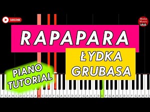 RAPAPARA (Łydka Grubasa) - Piano Keyboard Tutorial