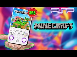 I played Minecraft On This 35$ Gaming Console! | R36 Ultra Gameplay 2025