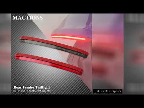 Motorcycle Tail Lamps LED Rear Fender Brake Light Turn Signal Indicator Lamp For Harley Softail Fatb