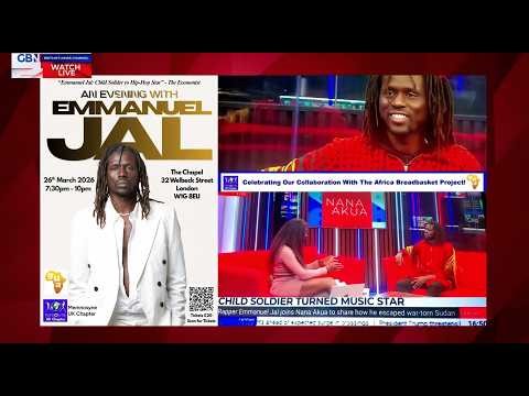 CONGRATULATIONS to Emmanuel Jal on his impressive interview hosted by GB News anchor, Nana Akua!