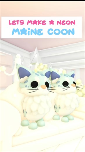 Exploring Neon Pets in Adopt Me: Maine Coon Love