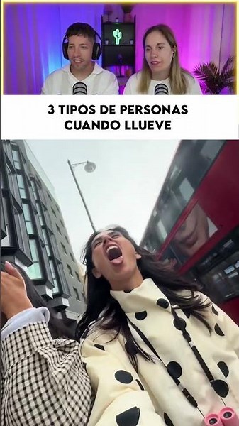 Types of people when it rains and you definitely know one