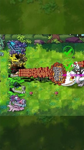PvZ Fusion 3.7 - Ultimate Pea Plant Team Vs Ultimate Dophin Zombie - P6 #shorts #pvz