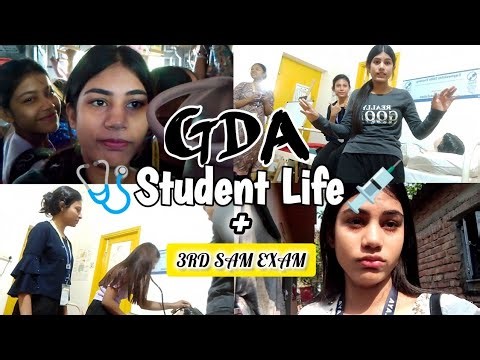 🩹🩺🧪 A Day in My Life as a GDA Student 💉🩺🩹 | 3rd Semester Exam Day 😰📚 | Nisha_1c🌻 | #vlog#gdastudent