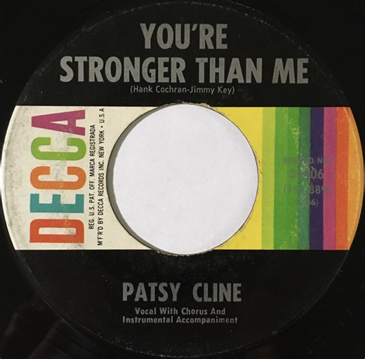 Patsy Cline - You're Stronger Than Me