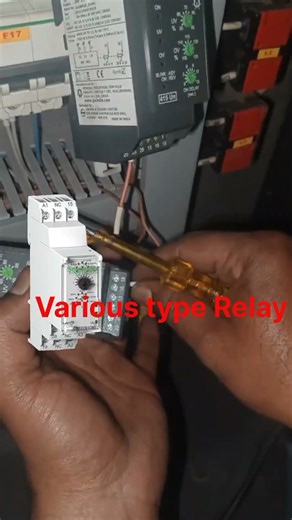 Voltage Monitoring Relay With 3 Phase || injection moulding machine servicing #maintenance
