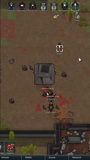 Psychic Slaughter Is Spooky! Rimworld OP #shorts
