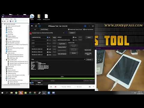 iPad Air 2 Serial Number edit using iPhBypass Tool v2.0.0.32 and DCSD cable