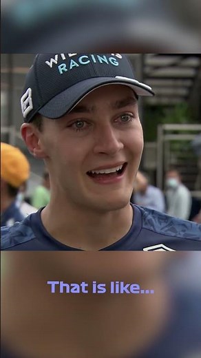 FULL George Russell crying interview after first points for Williams #shorts