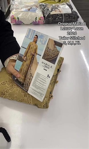 Maria B Luxury Lawn 2026 Tailor Stitched Outfits