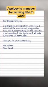 Apology letter writing idea part_82 #apology #apologyletter #letterwriting | English Class