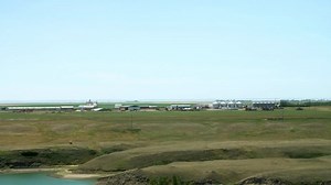Wide Zoom On Hutterite Colony Showing Stock Footage Video (100% Royalty-free) 1037205248 | Shutterstock