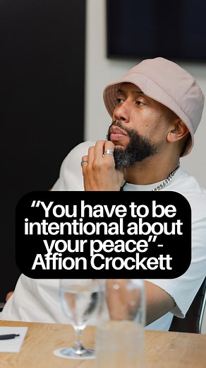 Affirmations for Black Men on Instagram: "📌 “You have to be intentional about your peace“ – Affion Crockett I had the honor of sitting down with @affioncrockett to discuss his incredible 30-year journey in Hollywood, the transformative power of laughter, and his dedication to mental well-being. Affion’s wisdom serves as a crucial reminder: Your peace is a priority, not an option. Nurture it, even amidst the chaos. 💡 Empowering thought for Black men: “My peace is my power. I embrace tranquility