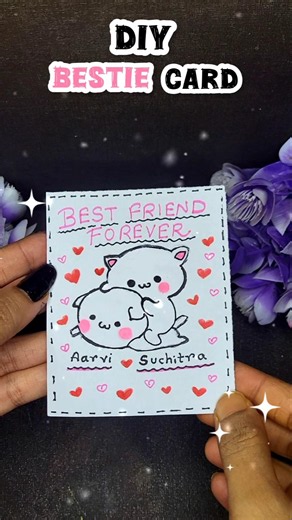 Bestie Card 💖 | Cute Best Friend Card Idea ✨ #shorts