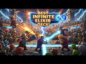 Best Deck for Legendary Infinite Elixir Challenge in Clash Royale! 🔥♾️