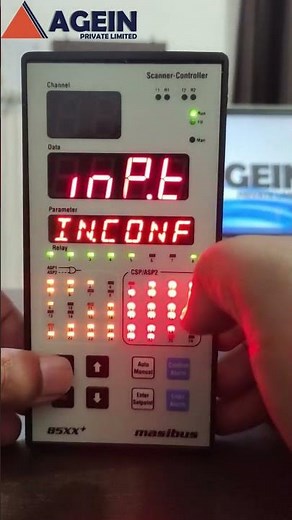 K-type Input Selection | How to configure input types of 85XX+ Masibus Temperature scanner.