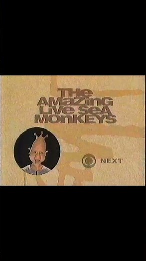 1992 The Amazing Live Sea Monkeys CBS Kid TV Promo Short