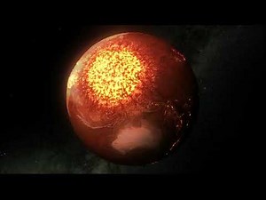 A Huge Asteroid Impact Simulation