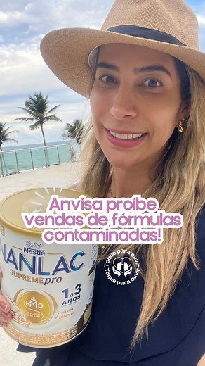 Isis Oliveira Helou Pneumopediatra on Instagram: "🚨Atenção, mães e pais! Alguns lotes de fórmulas infantis das marcas Nestogeno, Nan Supreme Pro, Nanlac Supreme Pro, Nanlac Comfor, Nan Sensitive e Alfamino, da empresa Nestlé Brasil Ltda, foram proibidos pela Anvisa por risco de contaminação. O que fazer agora? 🔴 Confira o lote no rótulo da fórmula que você usa 🔴 Não utilize o produto se estiver entre os afetados 🔴 Entre em contato com o SAC da empresa Se o bebê apresentar qualquer sintoma, p