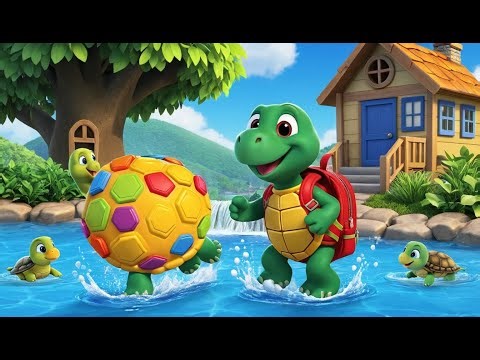 🐢 Turtle Walks to School | Fun Kids Nursery Rhyme & Baby Song