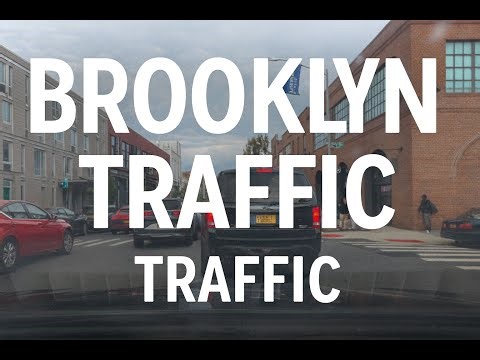 Brooklyn Drive: East Flatbush to Williamsburg | Traffic, Streets & Real Sound