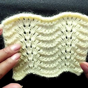 Tutorial Como tejer el punto Pavo Real 🦚 | Yudy Marisol