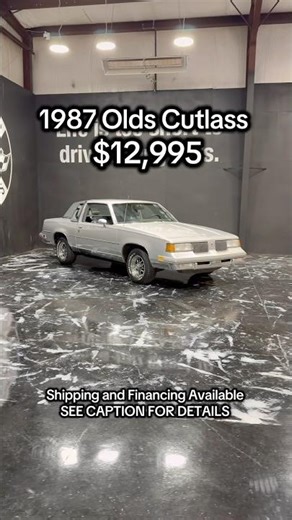1987 Olds Cutlass $12,995