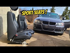 Installing BMW M Sport Seats Into My E90 328i ! (Best Upgrade So Far!)