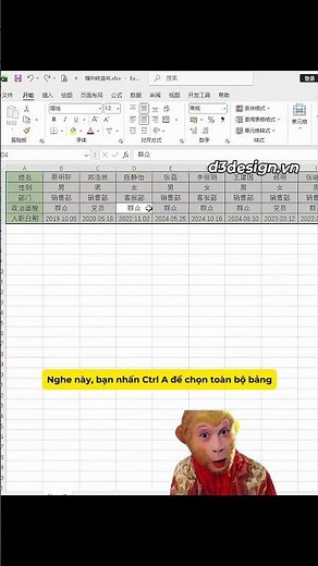 Học Excel - Cách chuyển bảng ngang thành bảng dọc trong excel #exceltips #excel #tinhocvanphong