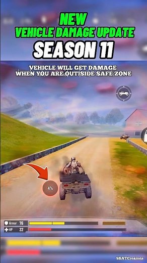 ✅New Vehicle Damage Update In SEASON 11 COD MOBILE #shorts #trending #codm