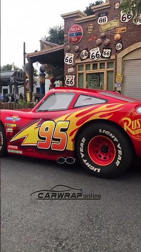 Carwraponline Lightning McQueen 🚗🚗⚡ Customized Car Vinyl Wrap⚡