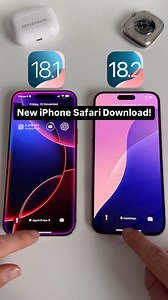 Finally this has arrived... So small yet really nice to have! ______ #ios18 #iphone16 #safari #ios18features #refinedsign | AppleDsign