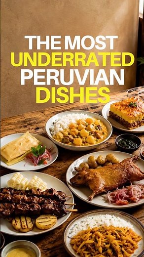 Our team reveals the most underrated peruvian dishes. #travel #peruvianfood #lima #foodie #peru