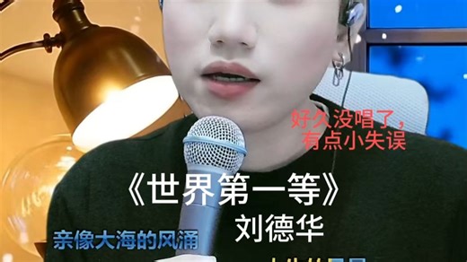 刘德华闽南语歌《世界第一等》 君仔翻唱