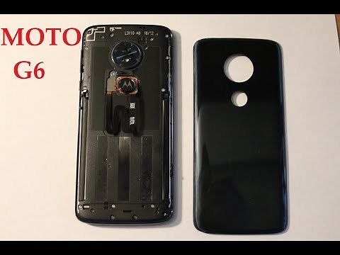 Motorola Moto G6 Play How to replace BACK COVER
