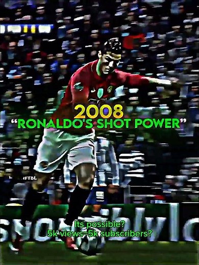 “Ronaldo’s Powerful Shots Then vs Now – Unbelievable Transformation”🤯🥶